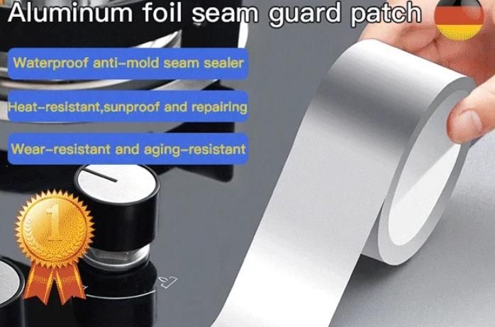 High Temperature Resistant Aluminum Foil Tape for kitchen insulation, sealing, and heat protection – 3cm x 5m roll.