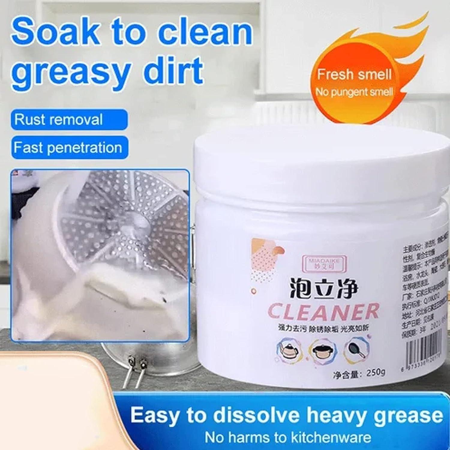 Foam Rust Remover Kitchen All-Purpose Cleaning Powder – multipurpose rust and stain removal cleaner for kitchen and household use.