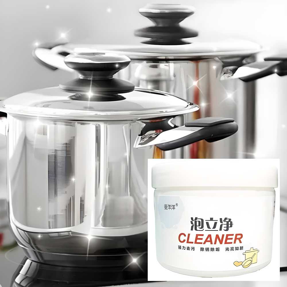 Foam Rust Remover Kitchen All-Purpose Cleaning Powder – multipurpose rust and stain removal cleaner for kitchen and household use.